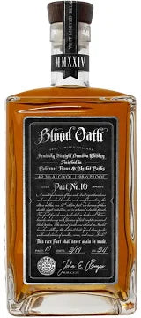 Blood Oath Pact No. 10 Straight Bourbon Whiskey