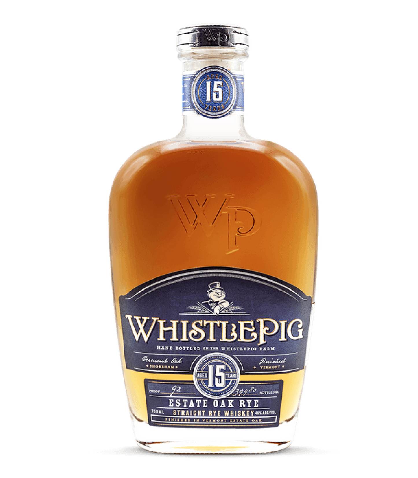 WhistlePig Estate Oak Rye Whiskey 15 Yr